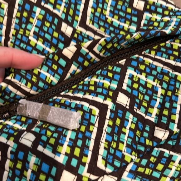 NWT Vera Bradley Hadley Crossbody in Rainforest Purse Blue Green - Picture 6 of 6